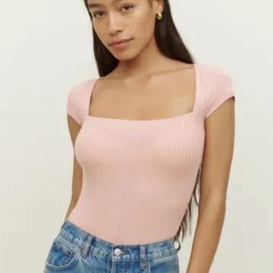 Reformation Pink Top XS